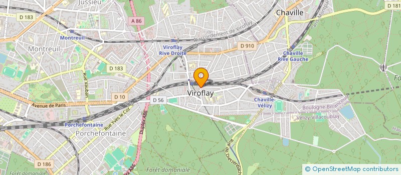 localisation de l'entreprise NEGOC'EUROP à VIROFLAY