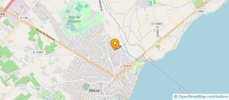 localisation de l'entreprise NEGOCARPRO à MEZE