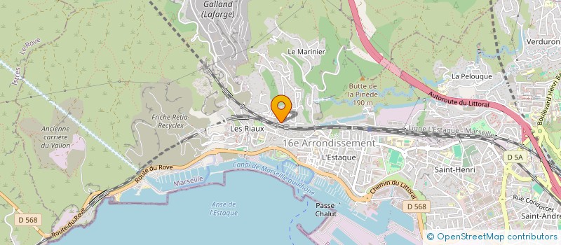 localisation de l'entreprise NEGOCE .13 à MARSEILLE