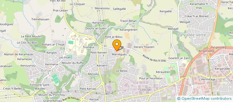localisation de l'entreprise NEGOCE 29 à BREST
