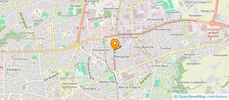 localisation de l'entreprise NEGOCE à BREST