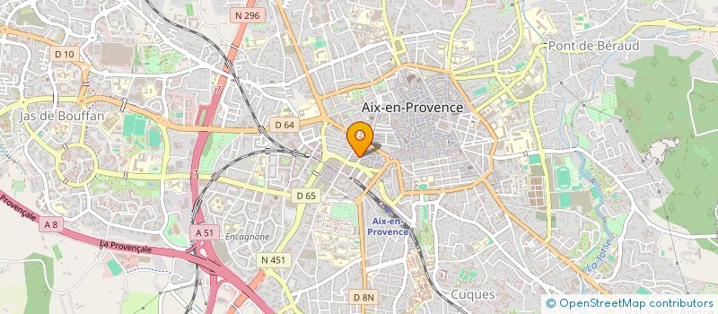 localisation de l'entreprise NEGOCE à AIX-EN-PROVENCE