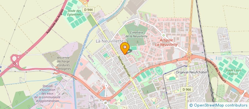 localisation de l'entreprise NEGOCE AUTO à REIMS