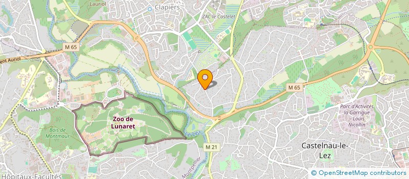 localisation de l'entreprise NEGOCE AUTO SPORT à CASTELNAU-LE-LEZ