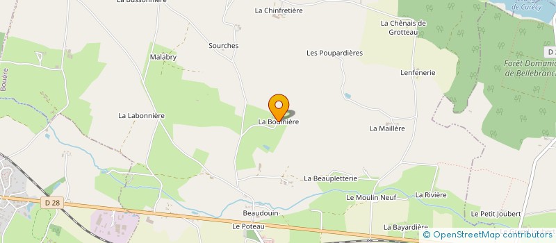 localisation de l'entreprise NEGOCE BETAIL ELEVAGE ET VIANDE à BOUERE