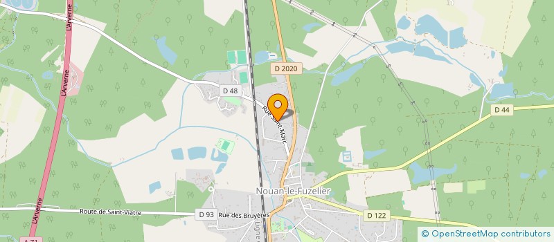 localisation de l'entreprise NEGOCE BOIS CENTRE  NOUAN-LE-FUZELIER