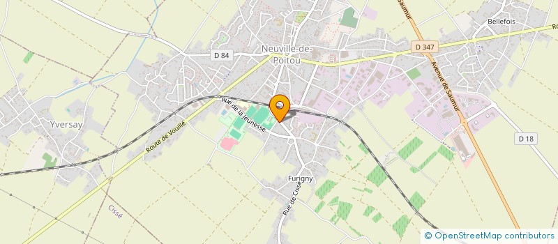 localisation de l'entreprise NEGOCE CHARCUTERIE TD  NEUVILLE-DE-POITOU