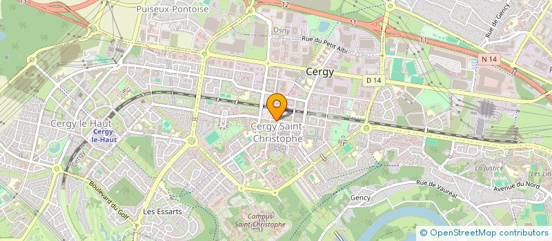 localisation de l'entreprise NEGOCE COMMERCIAL ET AFFRETEMENT MARITIME à CERGY