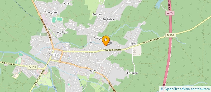 localisation de l'entreprise NEGOCE CORPORATION MARCHANDISES INTERNATIONAL  SALLES