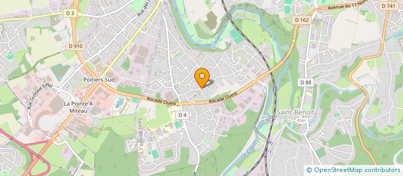 localisation de l'entreprise NEGOCE CUISINES ET BAINS  SAINT-BENOIT