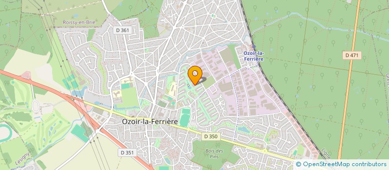 localisation de l'entreprise NEGOCE DANIEL LERICHE à OZOIR-LA-FERRIERE