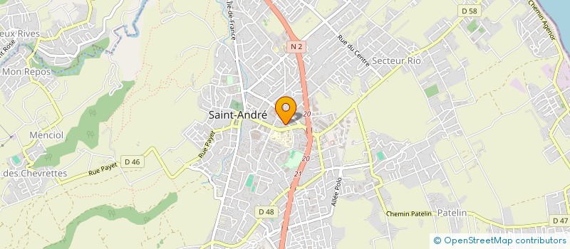 localisation de l'entreprise NEGOCE DE BOURBON à SAINT-ANDRE