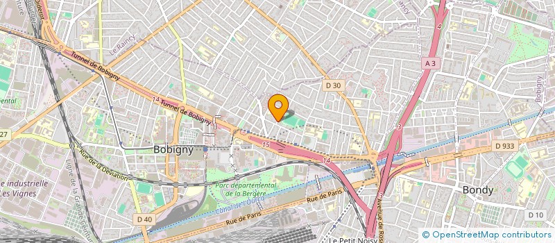 localisation de l'entreprise NEGOCE DE MATERIEL DE CUISINE à BOBIGNY
