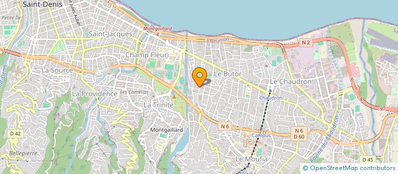 localisation de l'entreprise NEGOCE DISTRIBUTION OCEAN INDIEN à SAINT-DENIS