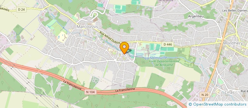 localisation de l'entreprise NEGOCE DREAM AUTO  MARCOUSSIS