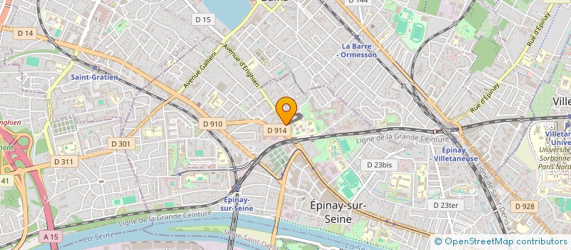 localisation de l'entreprise NEGOCE EMBALLAGE à EPINAY-SUR-SEINE