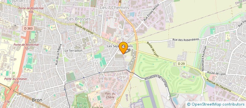 localisation de l'entreprise NEGOCE ET FABRICATION DE CHASSIEU  CHASSIEU