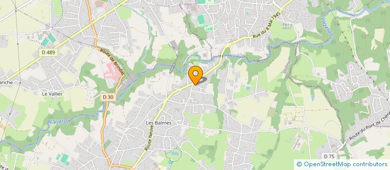 localisation de l'entreprise NEGOCE ET SERVICES  BRINDAS