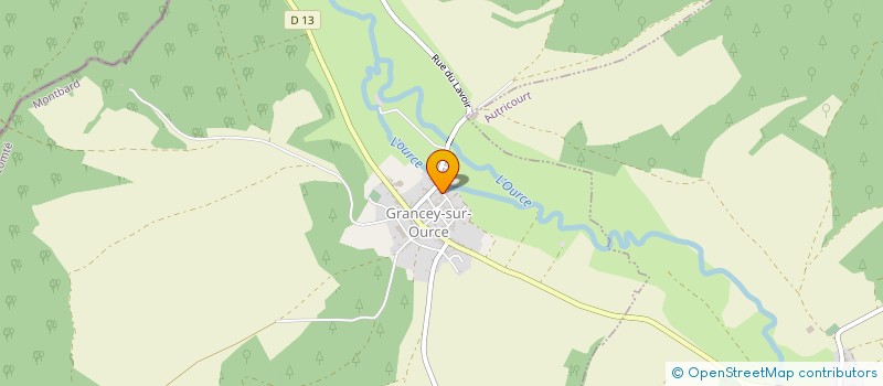 localisation de l'entreprise NEGOCE EXPERT  GRANCEY-SUR-OURCE