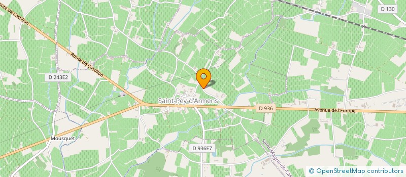 localisation de l'entreprise NEGOCE IMMO  SAINT-PEY-D'ARMENS