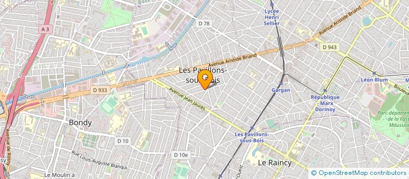 localisation de l'entreprise NEGOCE IMPORT EXPORT  LES PAVILLONS-SOUS-BOIS