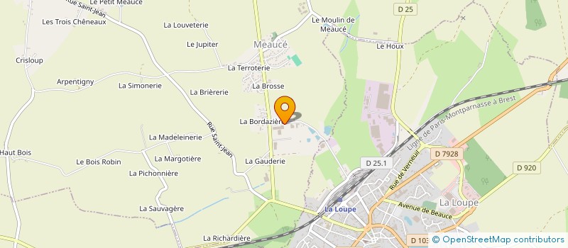 localisation de l'entreprise NEGOCE INFORMATIQ TRANSPORT RECUP APPROV à MEAUCE