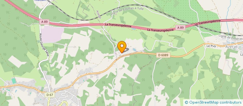 localisation de l'entreprise NEGOCE MATERIAUX AQUITAIN  AZERAT