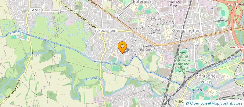 localisation de l'entreprise NEGOCE PACK  ECKBOLSHEIM