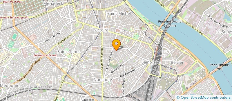 localisation de l'entreprise NEGOCE PIECES AUTOS à BORDEAUX
