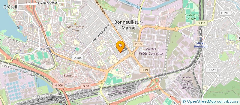 localisation de l'entreprise NEGOCE PLUS  BONNEUIL-SUR-MARNE