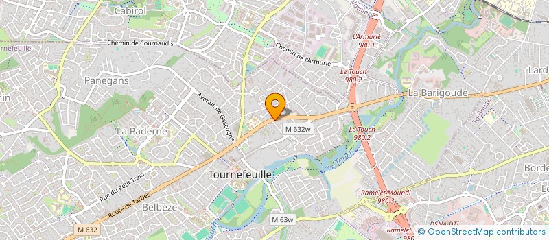 localisation de l'entreprise NEGOCE PRODUCTION ET COMMERCE POUR L INDUSTRIE à TOURNEFEUILLE