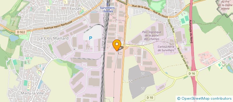 localisation de l'entreprise NEGOCE REVETEMENT IMMOBILIER CONCEPT  SAINT-WITZ