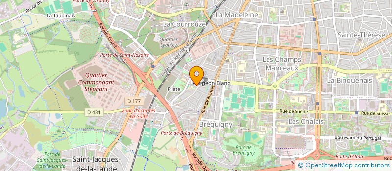 localisation de l'entreprise NEGOCE STORE  SAINT-JACQUES-DE-LA-LANDE