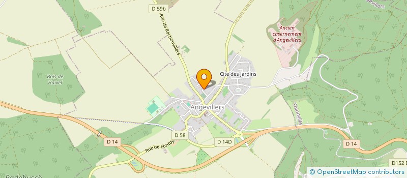 localisation de l'entreprise NEGOCE TRANSPORT SERVICES INTERNATIONAUX  ANGEVILLERS