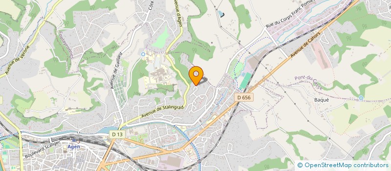 localisation de l'entreprise NEGOCE TRANSPORTS ET DEPANNAGE EXPRESS  AGEN