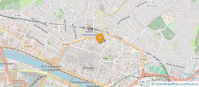 localisation de l'entreprise NEGOCE VIN à ROUEN