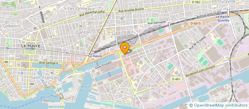 localisation de l'entreprise NEGOCEANE  LE HAVRE