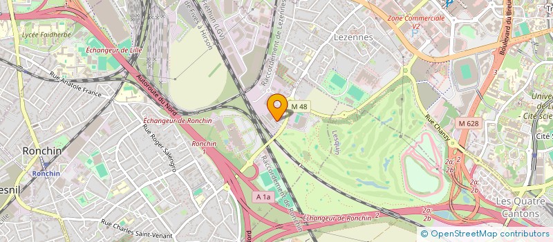 localisation de l'entreprise NEGOCES & CIE  RONCHIN