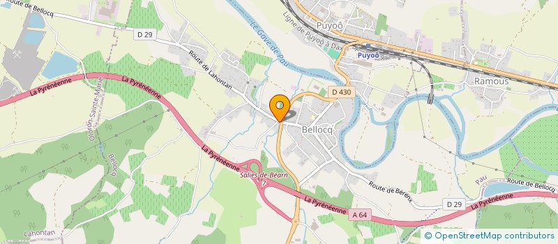 localisation de l'entreprise NEGOCES DIFFUSIONS  BELLOCQ