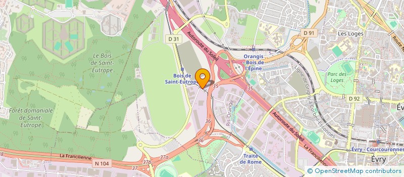 localisation de l'entreprise NEGOCIA à RIS-ORANGIS