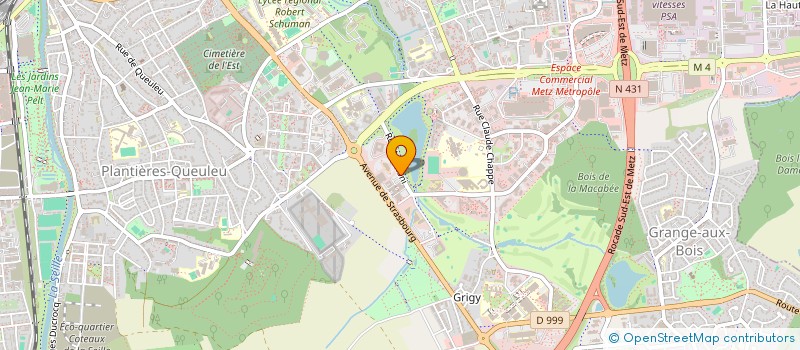 localisation de l'entreprise NEGOCIANCE  METZ