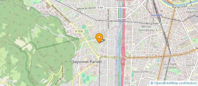 localisation de l'entreprise NEGOCIANT AUTOMOBILE AK à SEYSSINET-PARISET