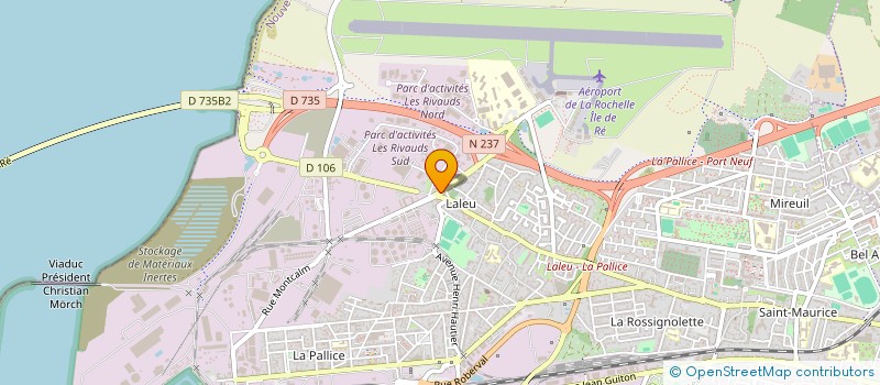 localisation de l'entreprise NEGOCIANT PRESTATION DE SERVICES  NPS  LA ROCHELLE