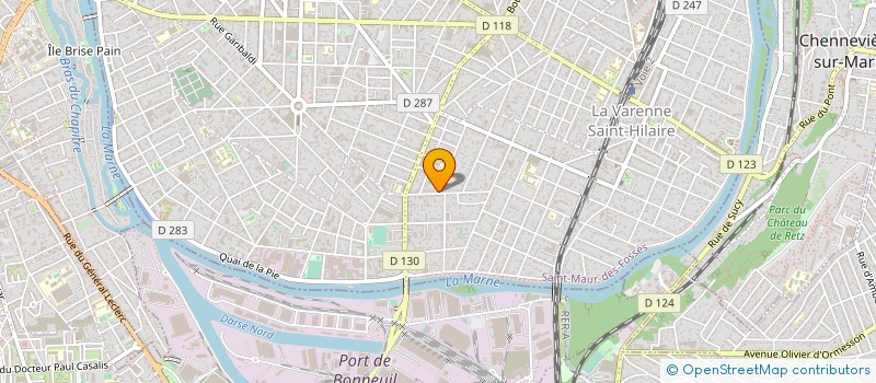 localisation de l'entreprise NEGOCIANTS EN VIRAGES à SAINT-MAUR-DES-FOSSES