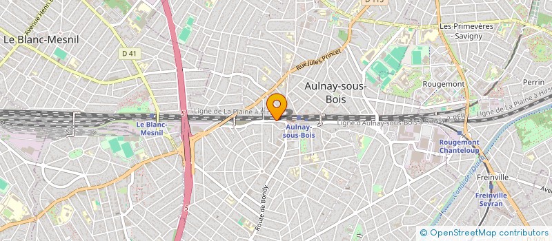 localisation de l'entreprise NEGOCIATION GENERALE ET INTERNATIONALE à AULNAY-SOUS-BOIS