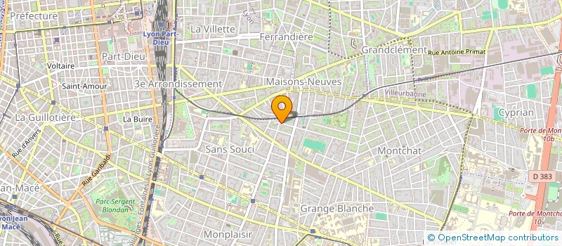 localisation de l'entreprise NEGOCIM à LYON