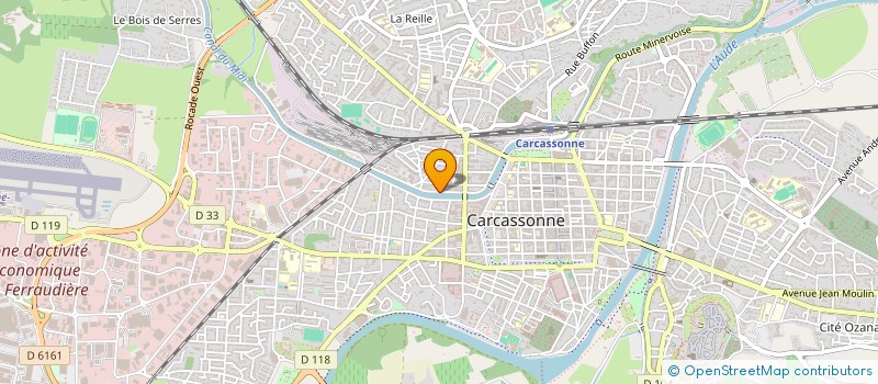 localisation de l'entreprise NEGOCIS à CARCASSONNE