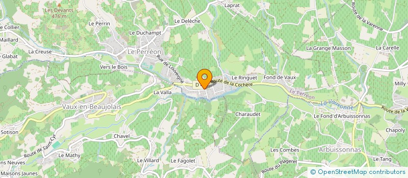 localisation de l'entreprise NEGOCIS  LE PERREON