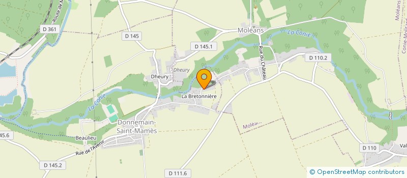 localisation de l'entreprise NEGOCY INTERNATIONAL à CHATEAUDUN