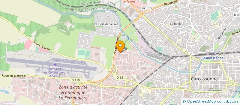localisation de l'entreprise NEGODIUM BUSINESS à CARCASSONNE